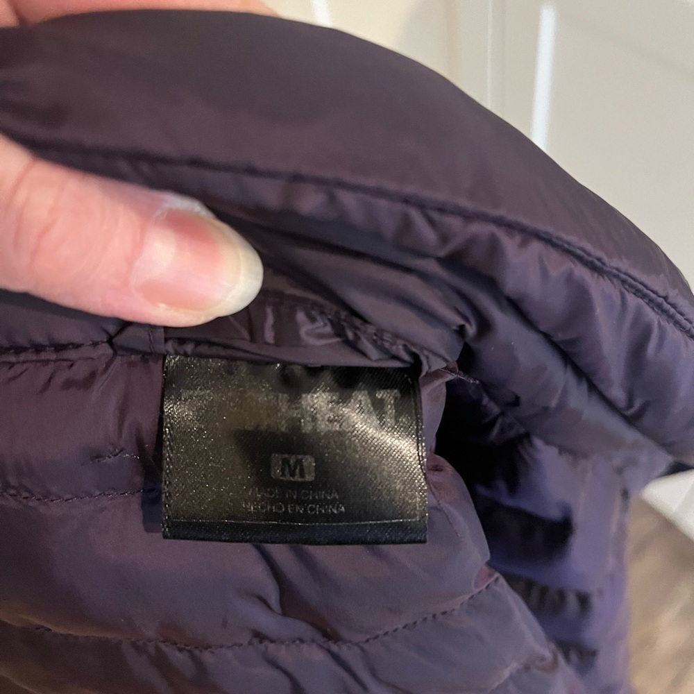 32 Degrees Women's Purple and Black Puffer Jacket Size Medium - Picture 5 of 5